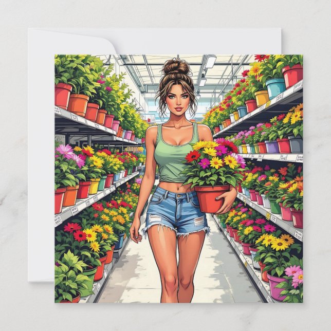 Jag gillar din Garden | Funny Pun för Friend Kort (Framsida)