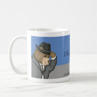 Jag gillar din stil! Fedorabjörnmugg Kaffemugg