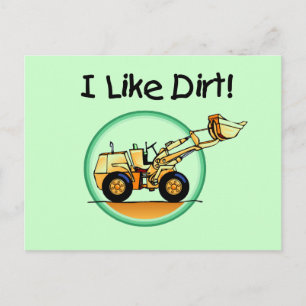Jag gillar Dirt T-shirts och presenter Vykort