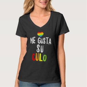 Jag gillar ditt Bass LGBT Q Gay pride-tillägg T Shirt