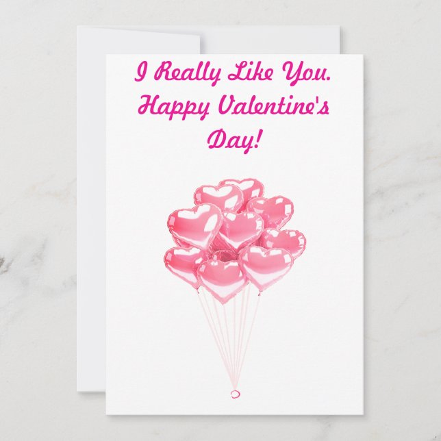 Jag gillar ditt Valentinkort Julkort (Framsida)