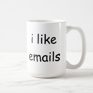 Jag gillar e-postkaffemuggen kaffemugg