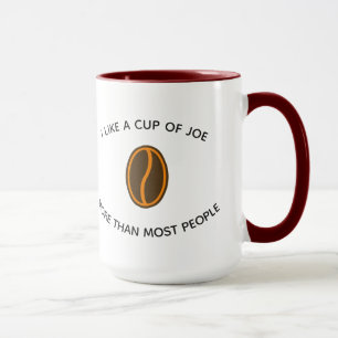 Jag gillar en kopp av glädje mer...   Funny Coffee