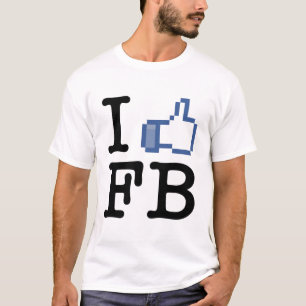 Jag gillar FB-T-tröja T-shirt