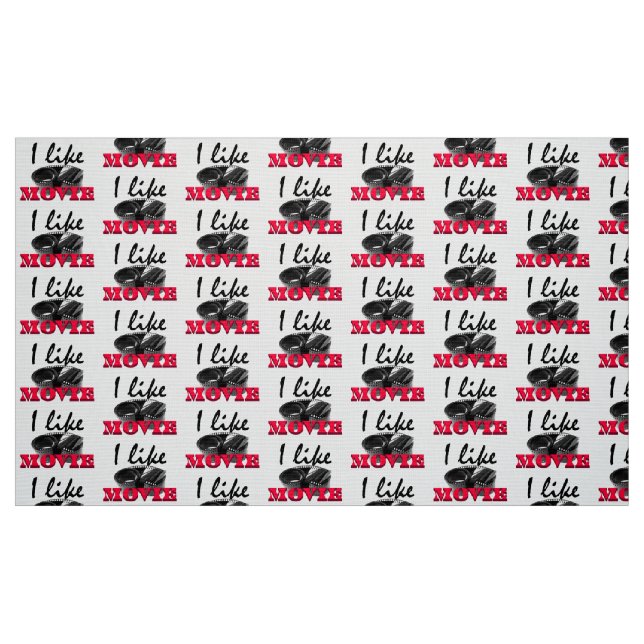 Jag gillar film tyg (Fat Quarter)