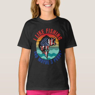 JAG GILLAR FISKE OCH KANSKE 3 PERSONER T SHIRT