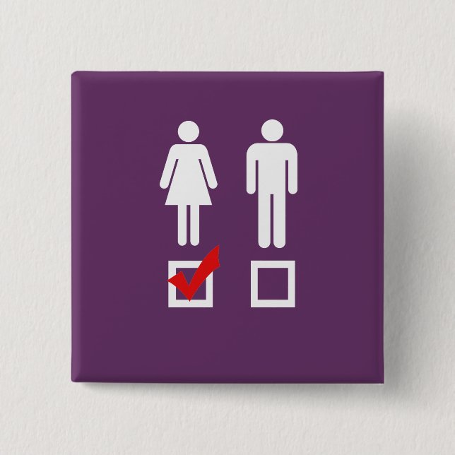 Jag gillar flickor knapp (Framsida)