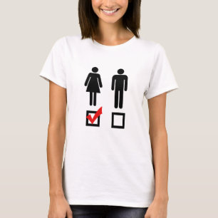 Jag gillar flickor t shirt