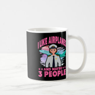Jag gillar flygplan och kanske 3 personer kaffemugg