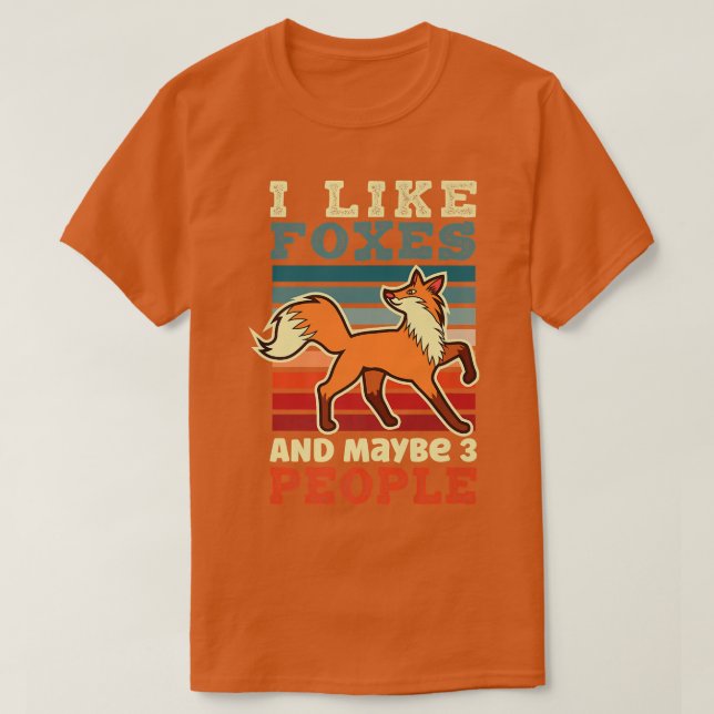 Jag gillar Foes och kanske 3 människor från Älskar T Shirt (Design framsida)
