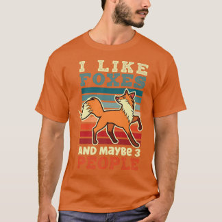Jag gillar Foes och kanske 3 människor från Älskar T Shirt
