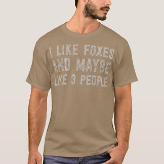 Jag gillar Foes och kanske 3 personer T Shirt