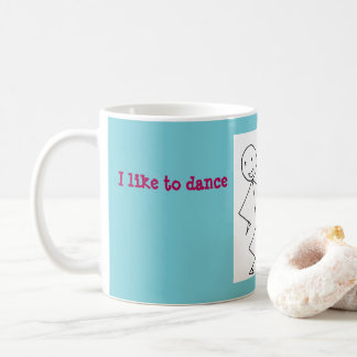 Jag gillar för att dansa med min ungar kaffemugg