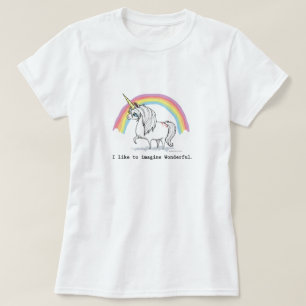 Jag gillar för att föreställa underbara t-shirt