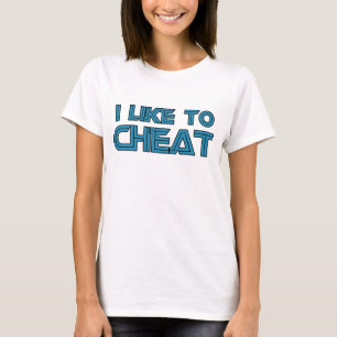 Jag gillar för att fuska tee shirt