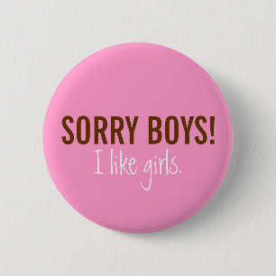 Jag gillar Girls Buttons Knapp