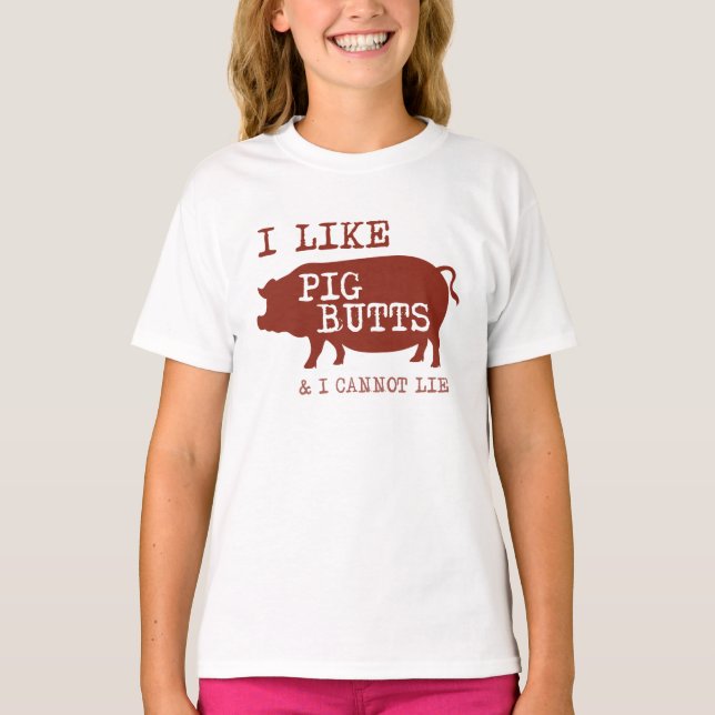 Jag gillar grisändaT-tröja T Shirt (Framsida)