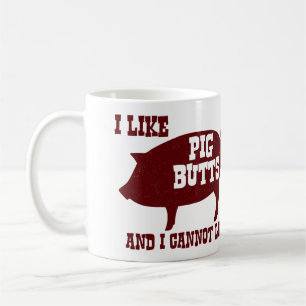 Jag gillar grisändor, och jag kan inte ljuga kaffemugg