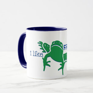 Jag gillar grodor mugg