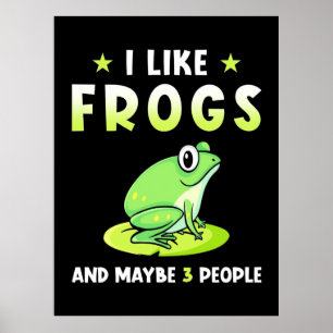 Jag gillar grodor och kanske 3 personer poster