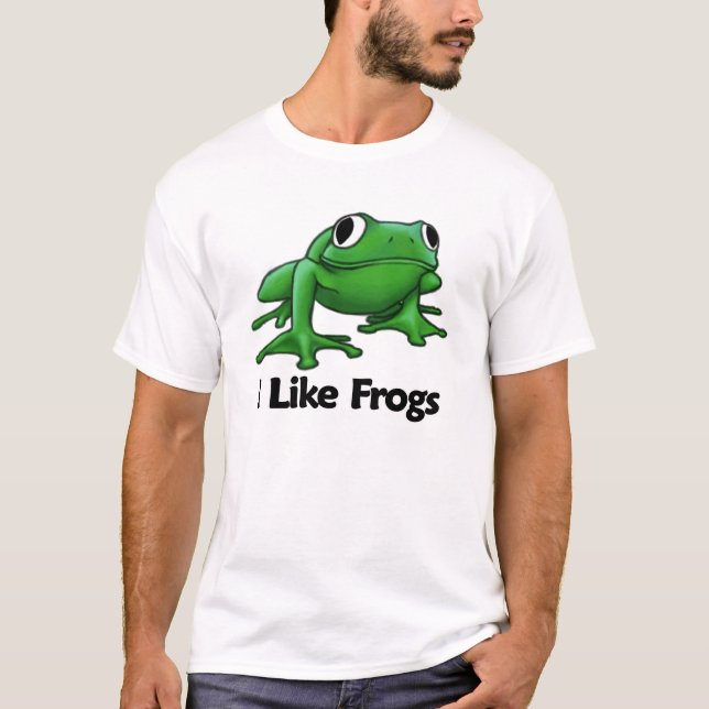 Jag gillar grodor tröja (Framsida)