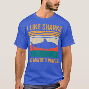 Jag gillar hajar och kanske 3 personer 386 t shirt