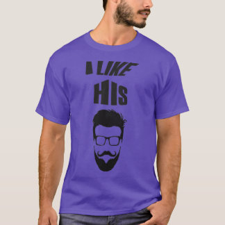 Jag gillar hans Beard 43 T Shirt