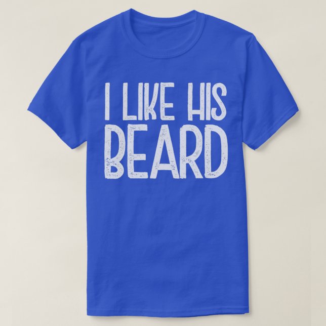Jag gillar hans skägg 15 t shirt (Design framsida)
