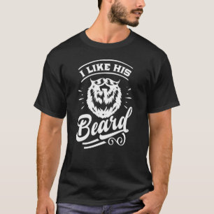 Jag gillar hans skägg och hennes knatt matchande p t shirt