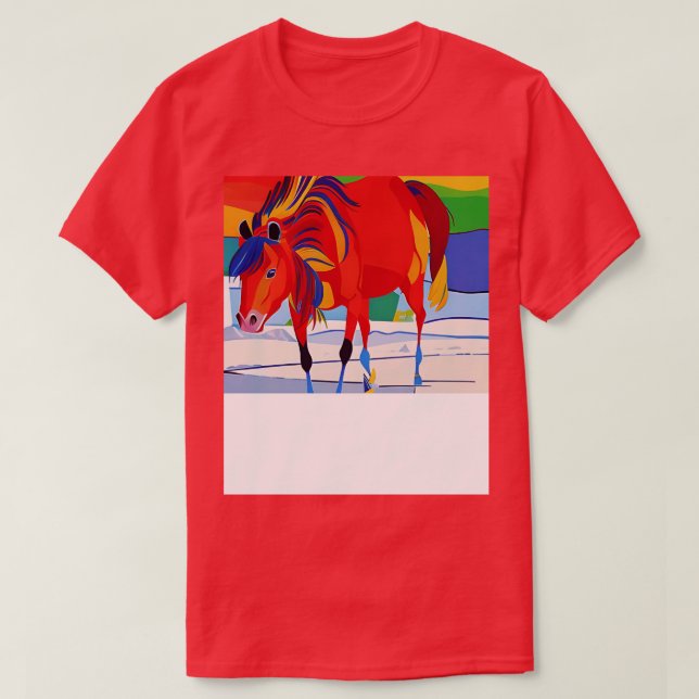 Jag gillar häst 1 t shirt (Design framsida)