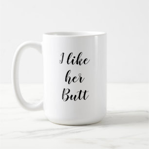 Jag gillar henne ändamuggen kaffemugg