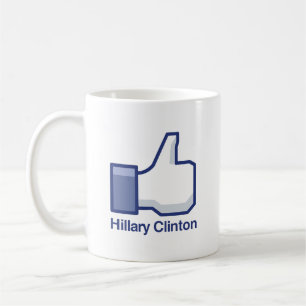 JAG GILLAR HILLARY CLINTON.png Kaffemugg