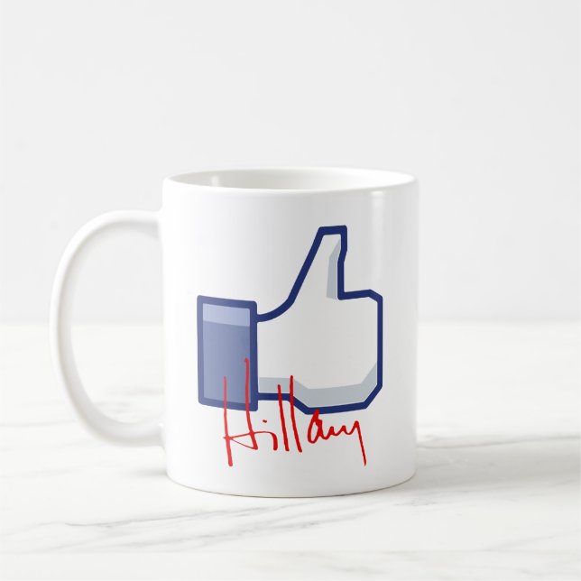 JAG GILLAR HILLARY - .PNG KAFFEMUGG (Vänster)