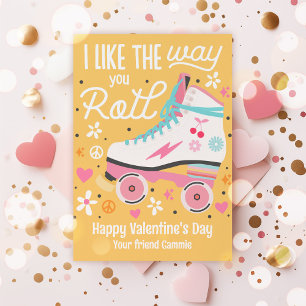 Jag gillar hur du roterar Valentine Classroom-kort Inbjudningar