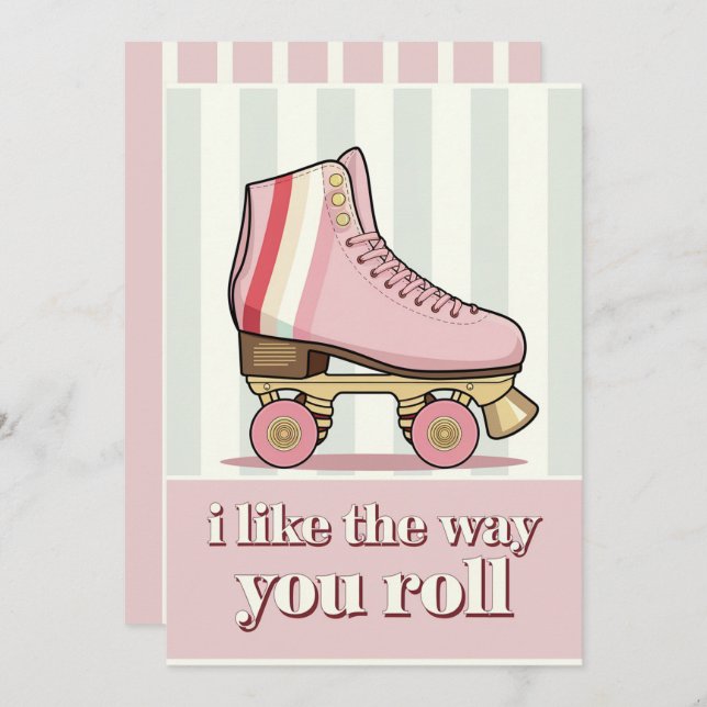 Jag gillar hur du Sten Alla hjärtans dag ser ut Kort (Fram/baksida)