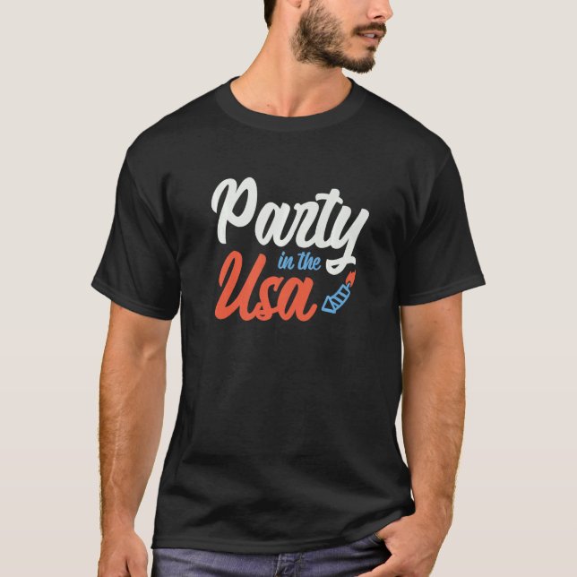 Jag gillar hur han bangar 4 juli t shirt (Framsida)