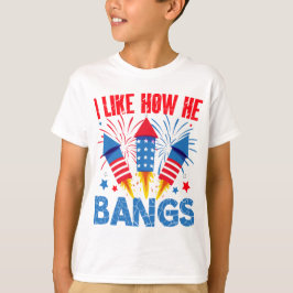 Jag gillar hur han bangar en par matchande familje t shirt