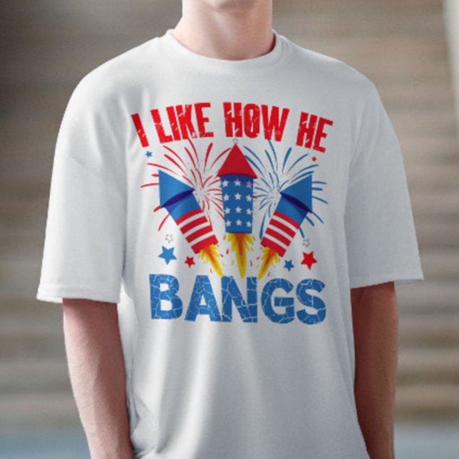 Jag gillar hur han bangar en par matchande familje t shirt (Skapare uppladdad)