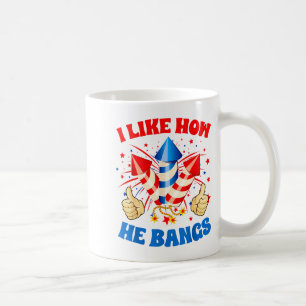 Jag gillar hur han knallar fyrverkerier 4 juli rol kaffemugg