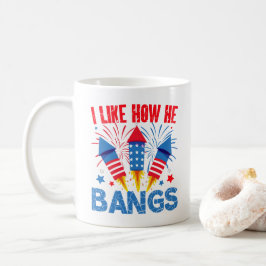 Jag gillar hur han smäller Par Matcher Familjeåter Kaffemugg