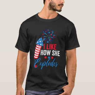 Jag gillar hur hon exploderar... t shirt