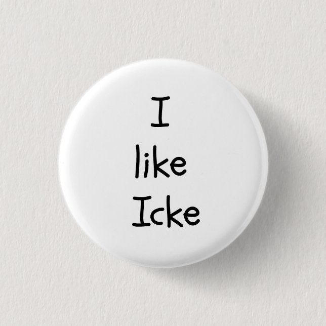 Jag gillar Icke knäppas Knapp (Framsida)