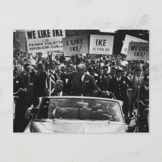 Jag gillar Ike Dwight D. Eisenhower Kampanj Vykort