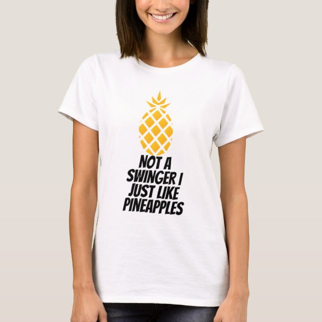 Jag gillar inte anas. t shirt (Framsida)