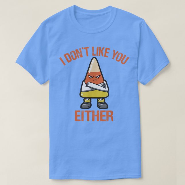 Jag gillar inte candy corn 212 t shirt (Design framsida)