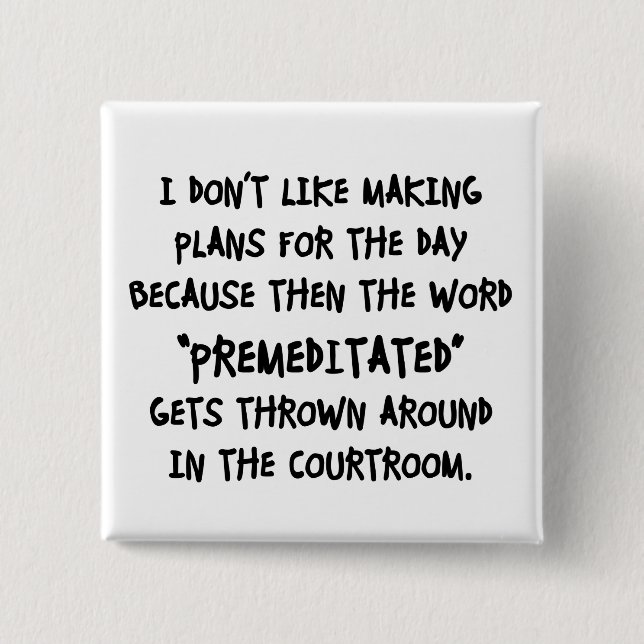 Jag gillar inte danande planerar knapp (Framsida)