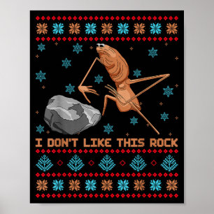 Jag Gillar Inte Denna Sten Marcus Masken Fula Tröj Poster