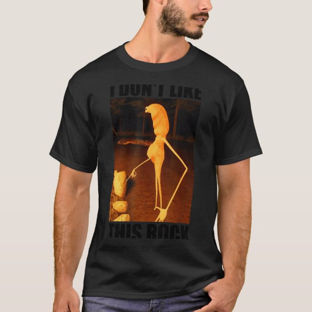 Jag Gillar Inte Denna Sten Roligt Marcus The Worm  T Shirt (Framsida)