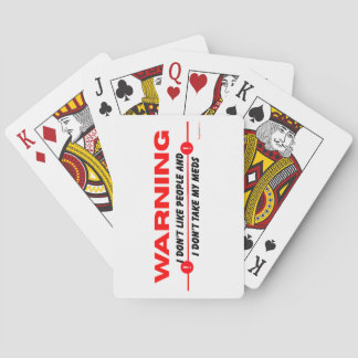 Jag gillar inte människor och jag tar inte mina me casinokort