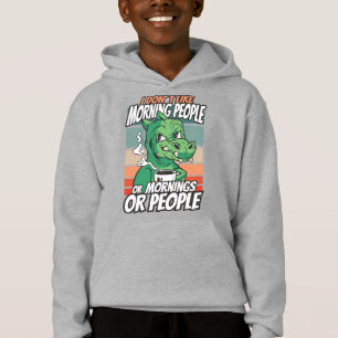 Jag gillar inte morgonmänniskor eller morgnar elle t shirt